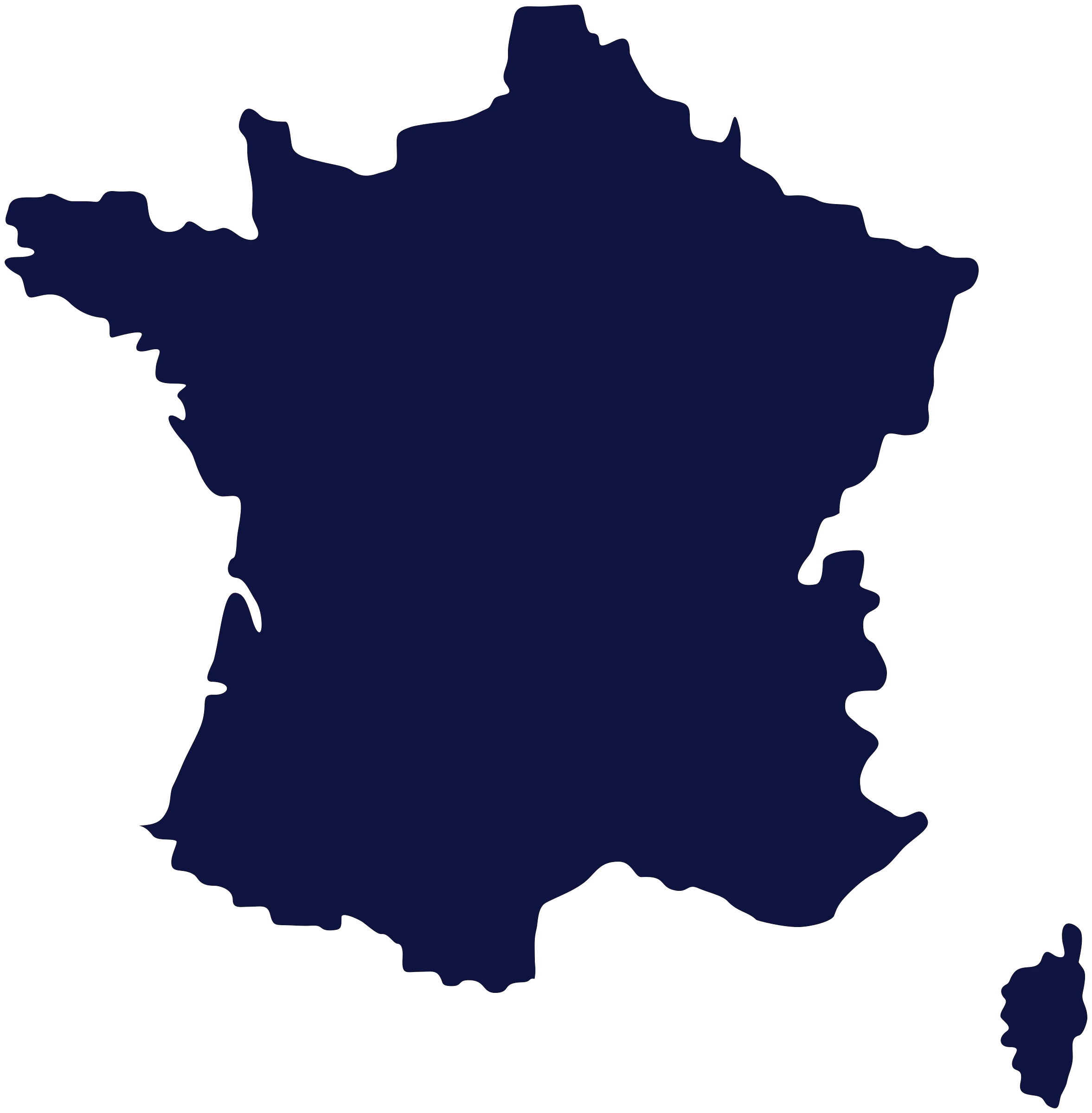 French map 2D